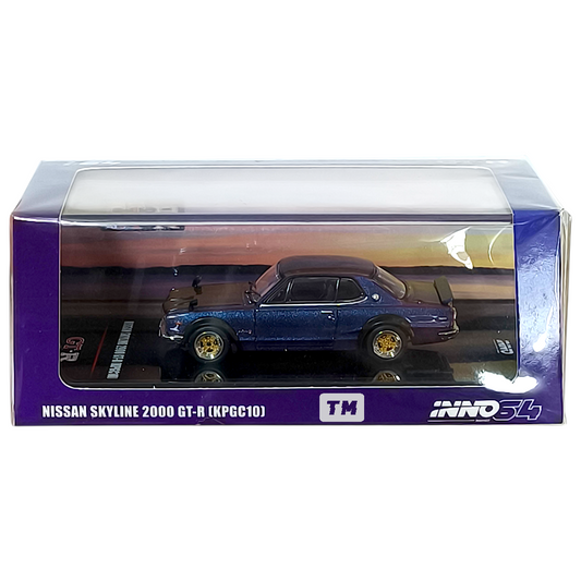 Inno64 Nissan Skyline GT-R KPGC10 MidNight Purple II IN64-KPGC10-MPII 1/64 Diecast