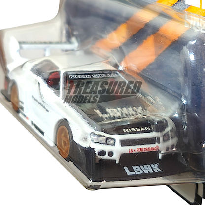 Hot Wheels Nissan Skyline GT-R LB-ER34 Super Silhouette White 2023 Premium Boulevard 1/64 Diecast