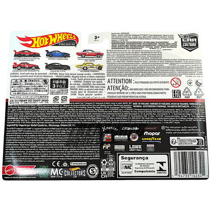 Hot Wheels Nissan Skyline GT-R LB-ER34 Super Silhouette White 2023 Premium Car Culture 2-Pack 1/64 Diecast