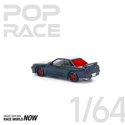 *Pre-Order* Pop Race Nissan Skyline GT-R R32 Ghost Chameleon PR640357 1/64 Die Cast