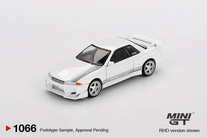 Mini GT Nissan Skyline GT-R R32 Veilside Combat C-I White Blister Packaging MGT01066 1/64 Diecast