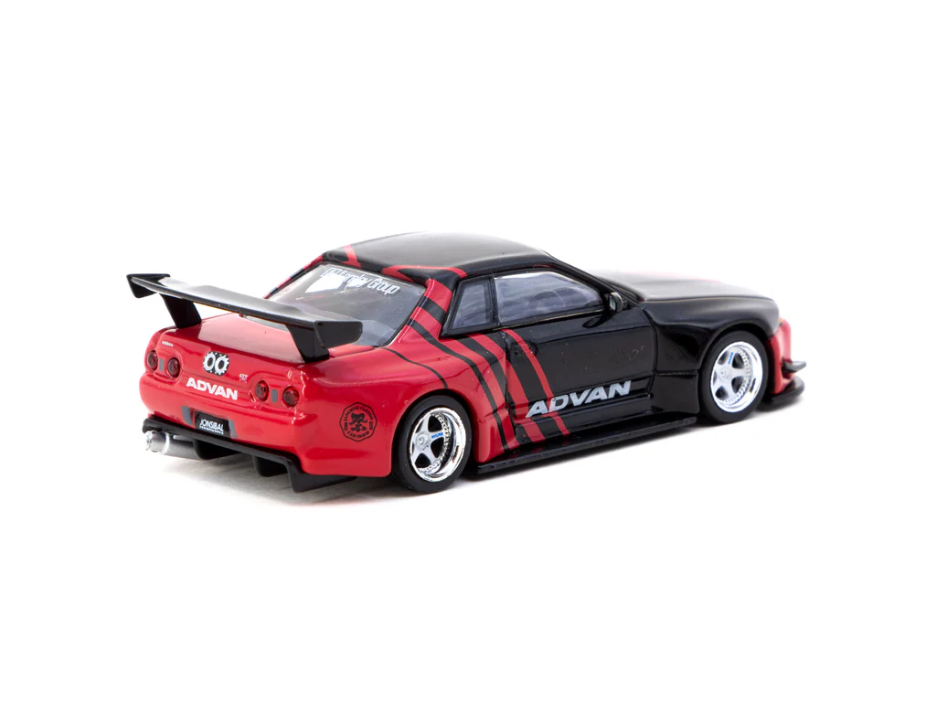 Tarmac Works Nissan Skyline GT-R R32 Widebody Advan - Designed by Jon Sibal - JCCS Special Edition T64G-061-ADV 1/64 Die Cast