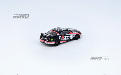 Inno64 Nissan Skyline GT-R R33 11 Razo Trampio N1 Super Endurance Series Sendan Highland 1995 Winner 1/64 Die Cast