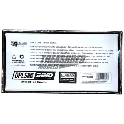 Inno64 Nissan Skyline GT-R R33 DPLS x Inno64 TMCS25 1/64 Diecast