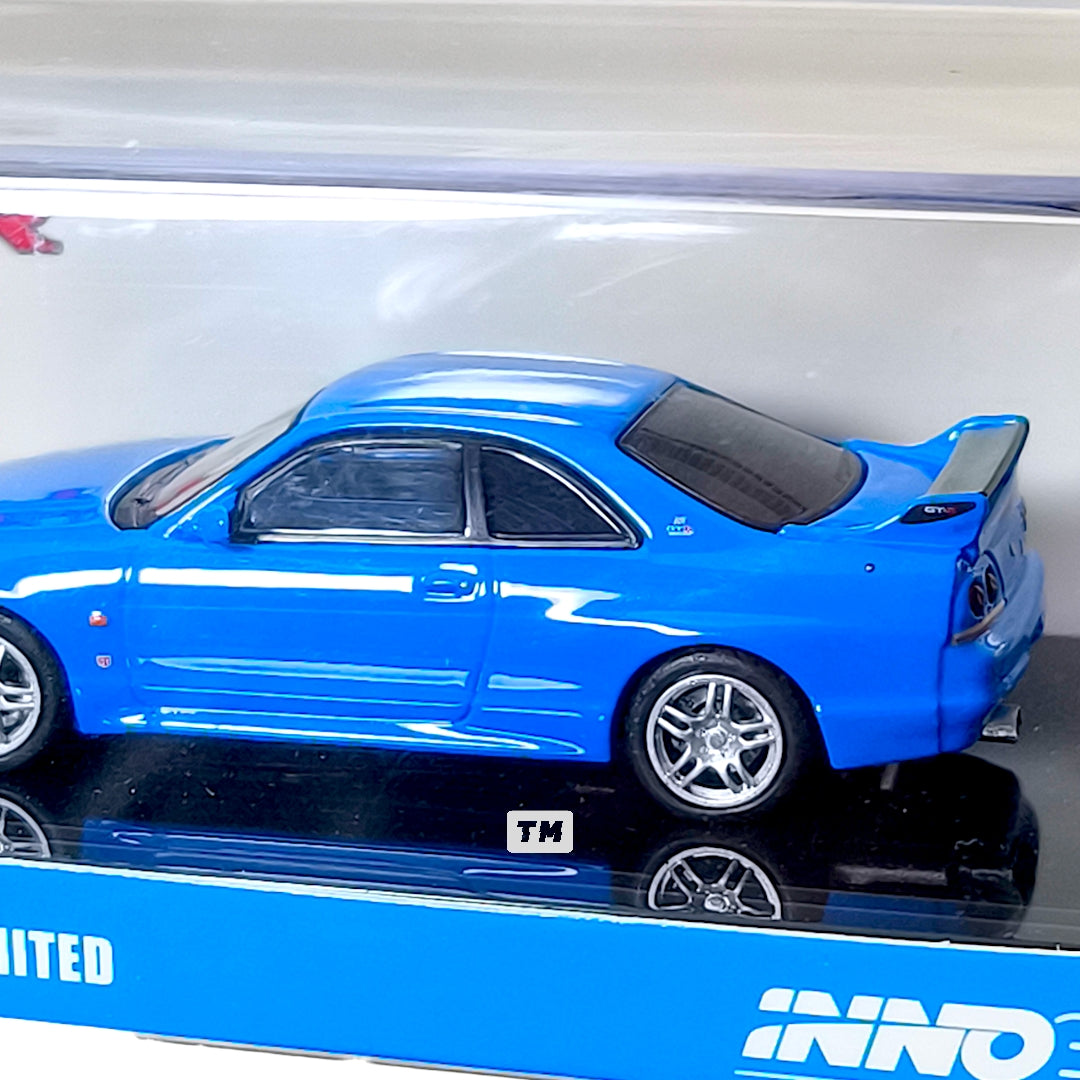 Inno64 Nissan Skyline GT-R R33 LM Limited Blue IN64-R33-LMLTD 1/64 Diecast