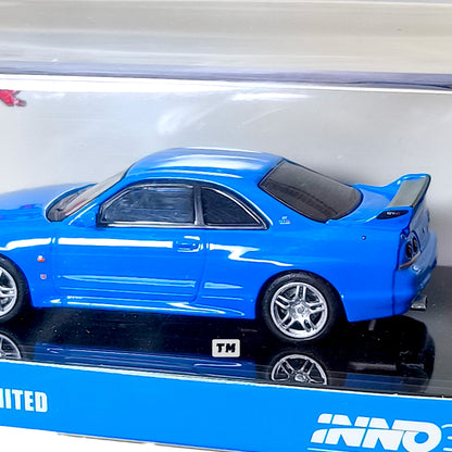 Inno64 Nissan Skyline GT-R R33 LM Limited Blue IN64-R33-LMLTD 1/64 Diecast