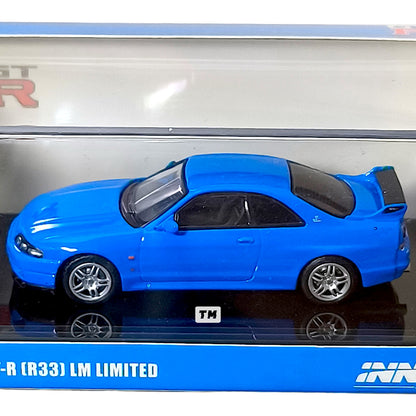 Inno64 Nissan Skyline GT-R R33 LM Limited Blue IN64-R33-LMLTD 1/64 Diecast