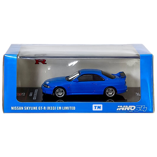 Inno64 Nissan Skyline GT-R R33 LM Limited Blue IN64-R33-LMLTD 1/64 Diecast