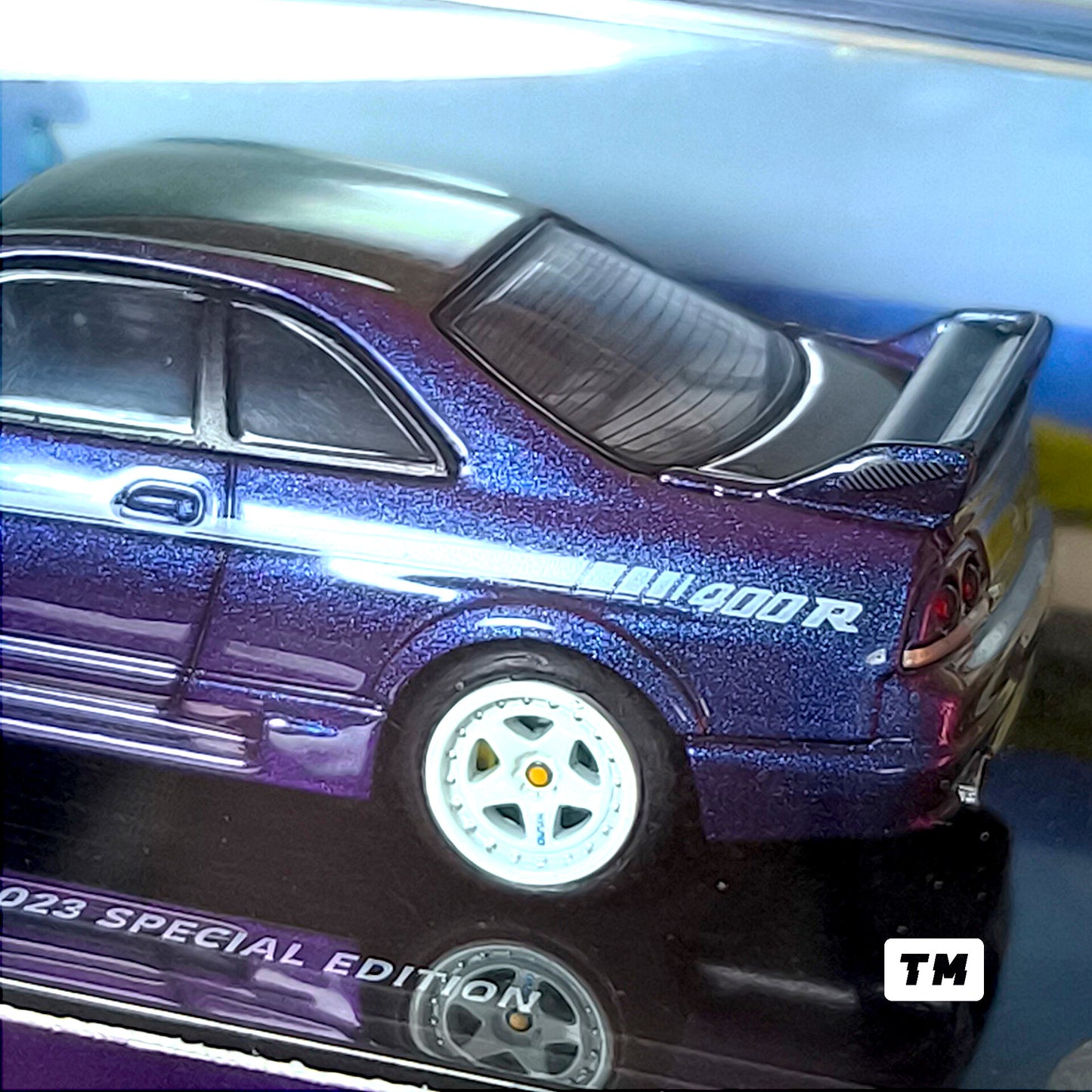 Inno64 Nissan Skyline GT-R R33 Nismo 400R Purple Chameleon Hong Kong Toycar Salon 2023 Special Edition 1/64 Diecast