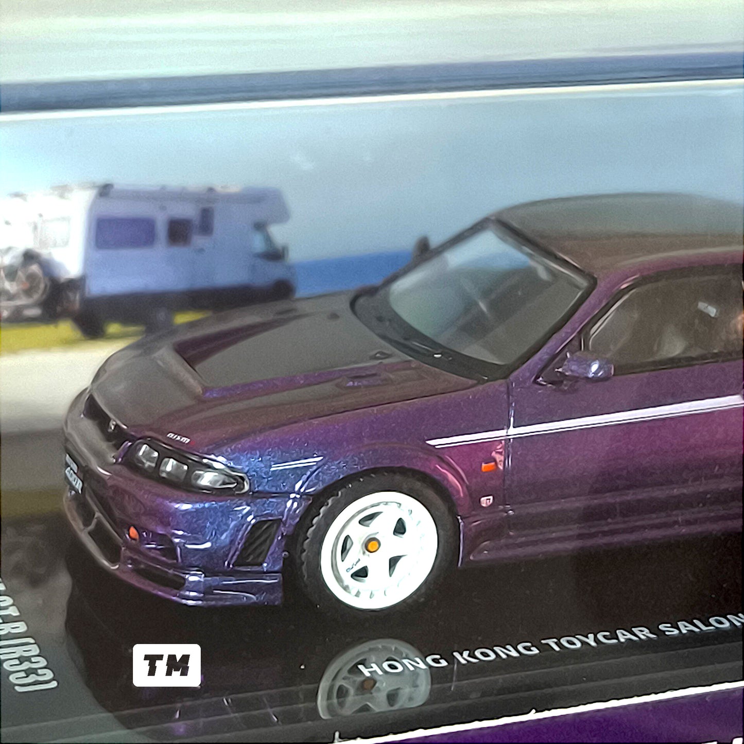 Inno64 Nissan Skyline GT-R R33 Nismo 400R Purple Chameleon Hong Kong Toycar Salon 2023 Special Edition 1/64 Diecast