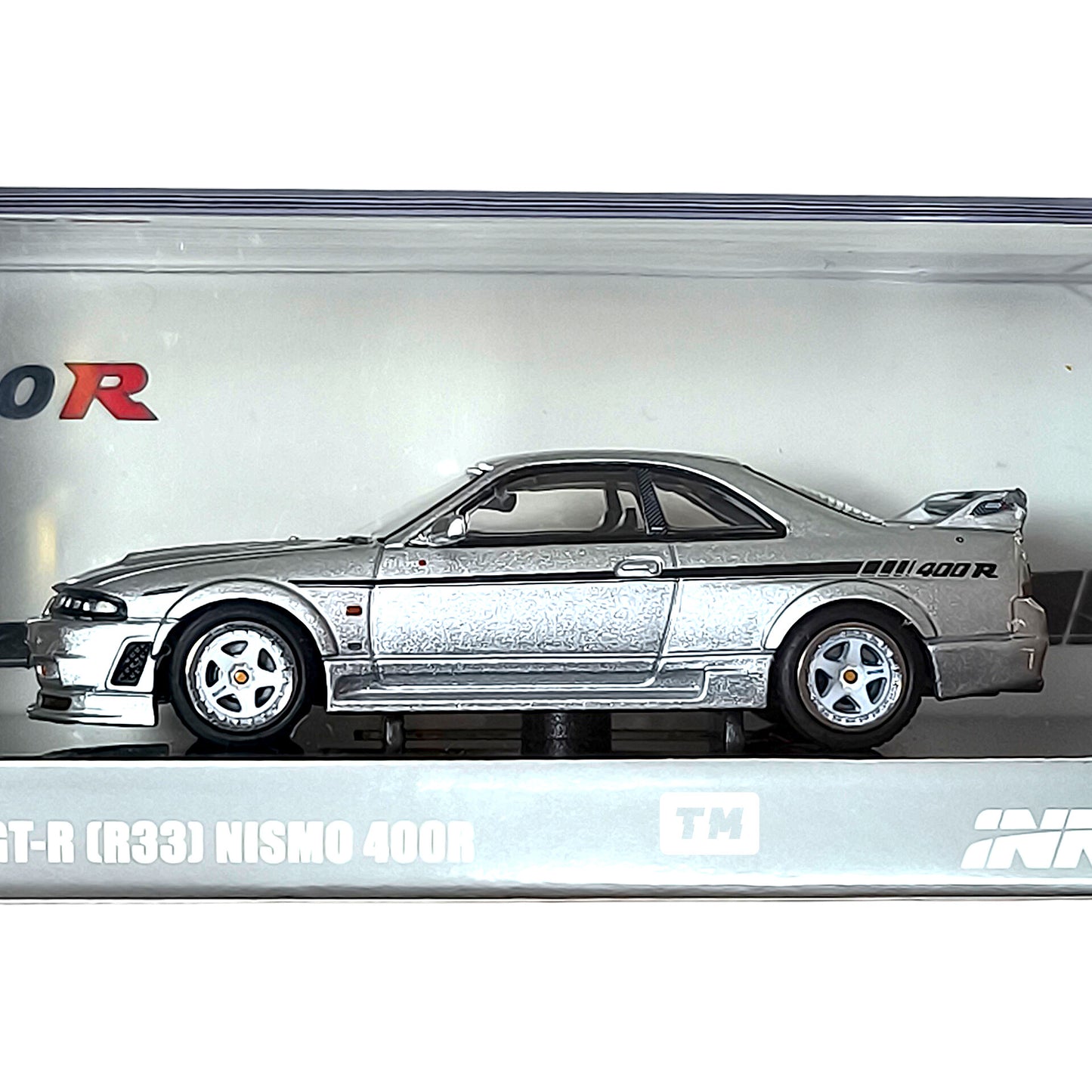 Inno64 Nissan Skyline GT-R R33 Nismo 400R Silver 1/64 Diecast