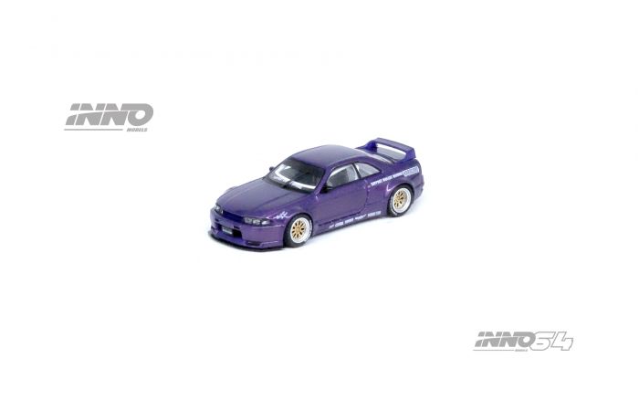 Inno64 Nissan Skyline GT-R R33 Pandem Rocket Bunny Purple 1/64 Die Cast