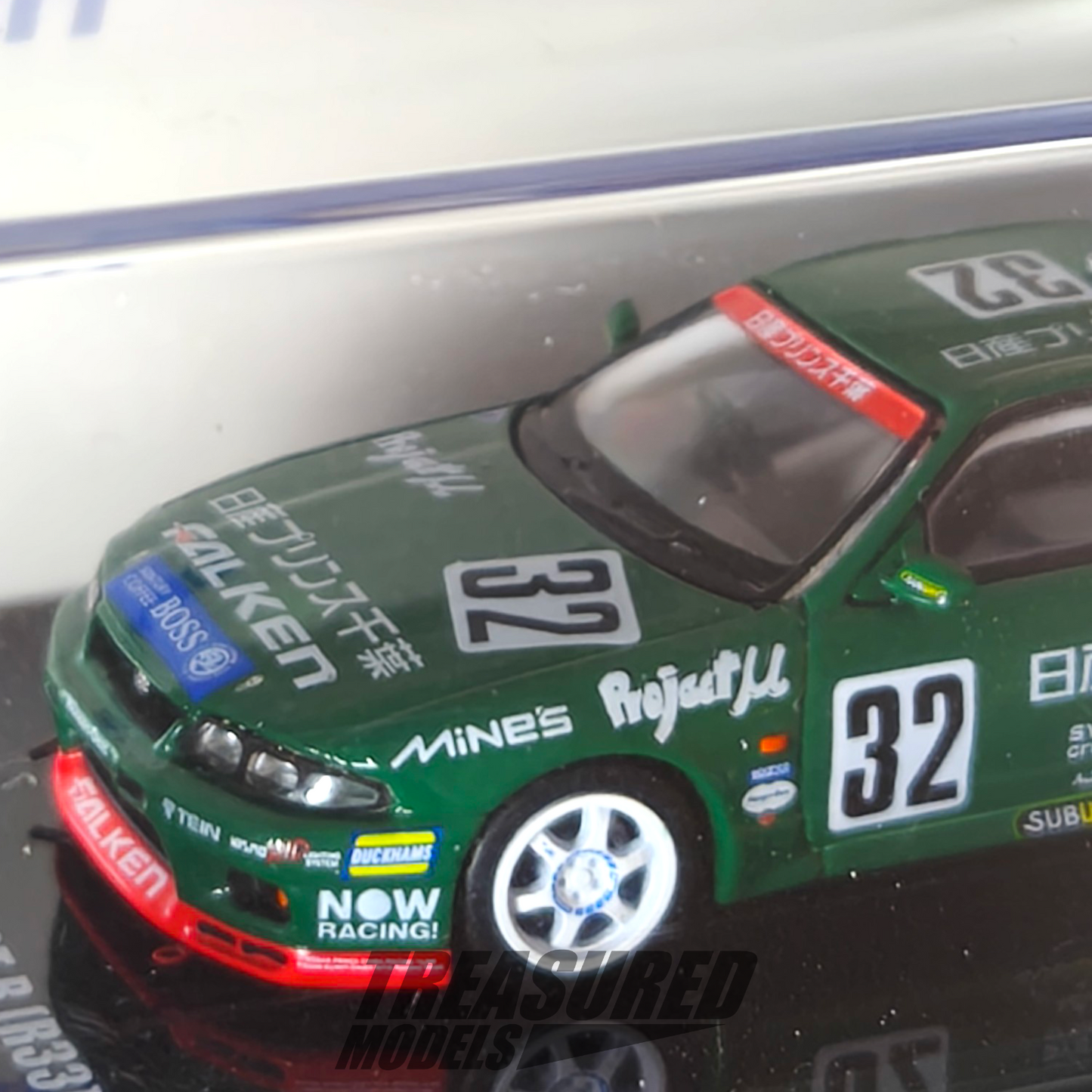Inno64 Nissan Skyline GT-R R33 Prince Chiba Falken N1 Super Endurance Series Tokachi 24H 1996 IN64-R33R-N1S96 1/64 Die Cast