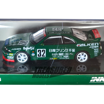 Inno64 Nissan Skyline GT-R R33 Prince Chiba Falken N1 Super Endurance Series Tokachi 24H 1996 IN64-R33R-N1S96 1/64 Die Cast