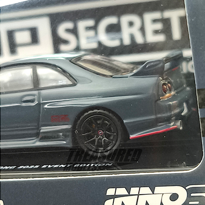 Inno64 2pcs-Set Nissan Skyline GT-R R33 & R35 Top Secret TASHK 25 Limited Edition 1/64 Diecast