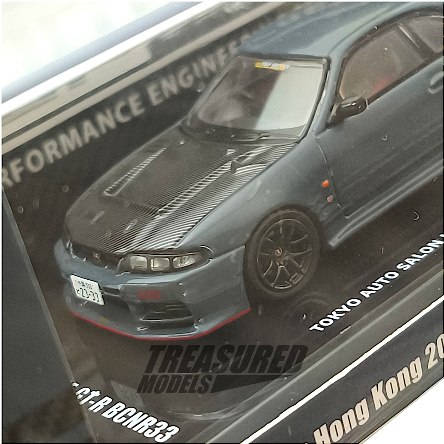 Inno64 2pcs-Set Nissan Skyline GT-R R33 & R35 Top Secret TASHK 25 Limited Edition 1/64 Diecast