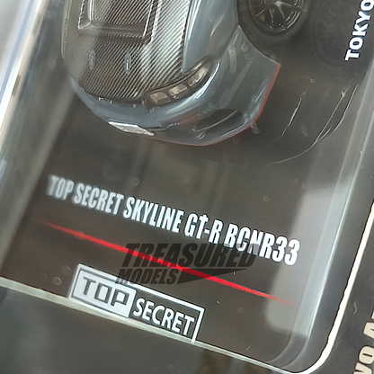 Inno64 2pcs-Set Nissan Skyline GT-R R33 & R35 Top Secret TASHK 25 Limited Edition 1/64 Diecast