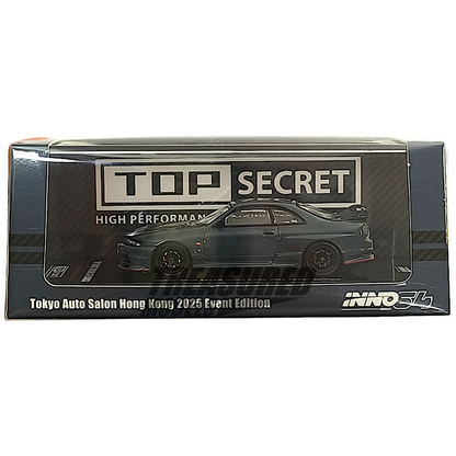 Inno64 2pcs-Set Nissan Skyline GT-R R33 & R35 Top Secret TASHK 25 Limited Edition 1/64 Diecast