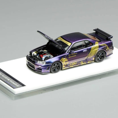 [TAS2026] MotorHelix Nissan Skyline GT-R R34 Customized TAS 2026 1/64 Diecast