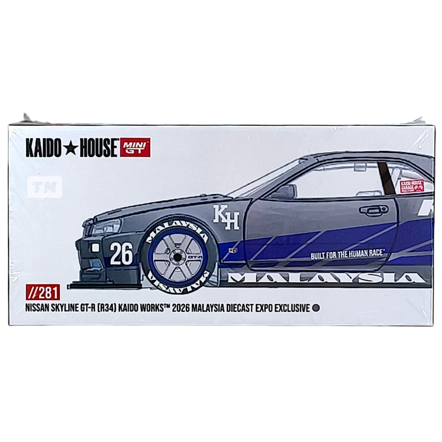 MDX2026 3pcs Set Mini GT Toyota Supra Mazda RX7 + Kaido House R34 FFR 1/64 Diecast