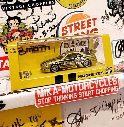 Kyosho Nissan Skyline GT-R R34 MoonEyes MOTN Art of Speed AOS 2026 1/64 Diecast