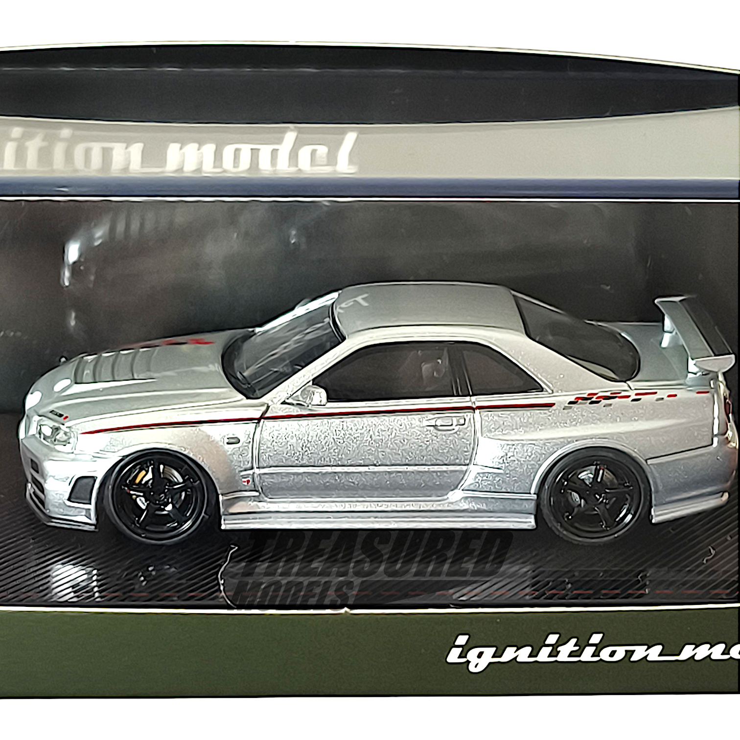 Ignition Model Nissan Skyline GT-R R34 Nismo Z-Tune Silver 1