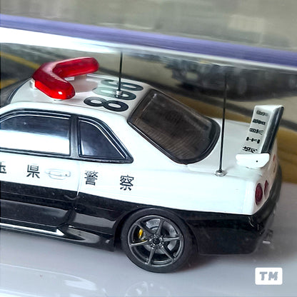 Inno64 Nissan Skyline GT-R R34 Saitama-Kenkei Japanese Police Car 1/64 Diecast