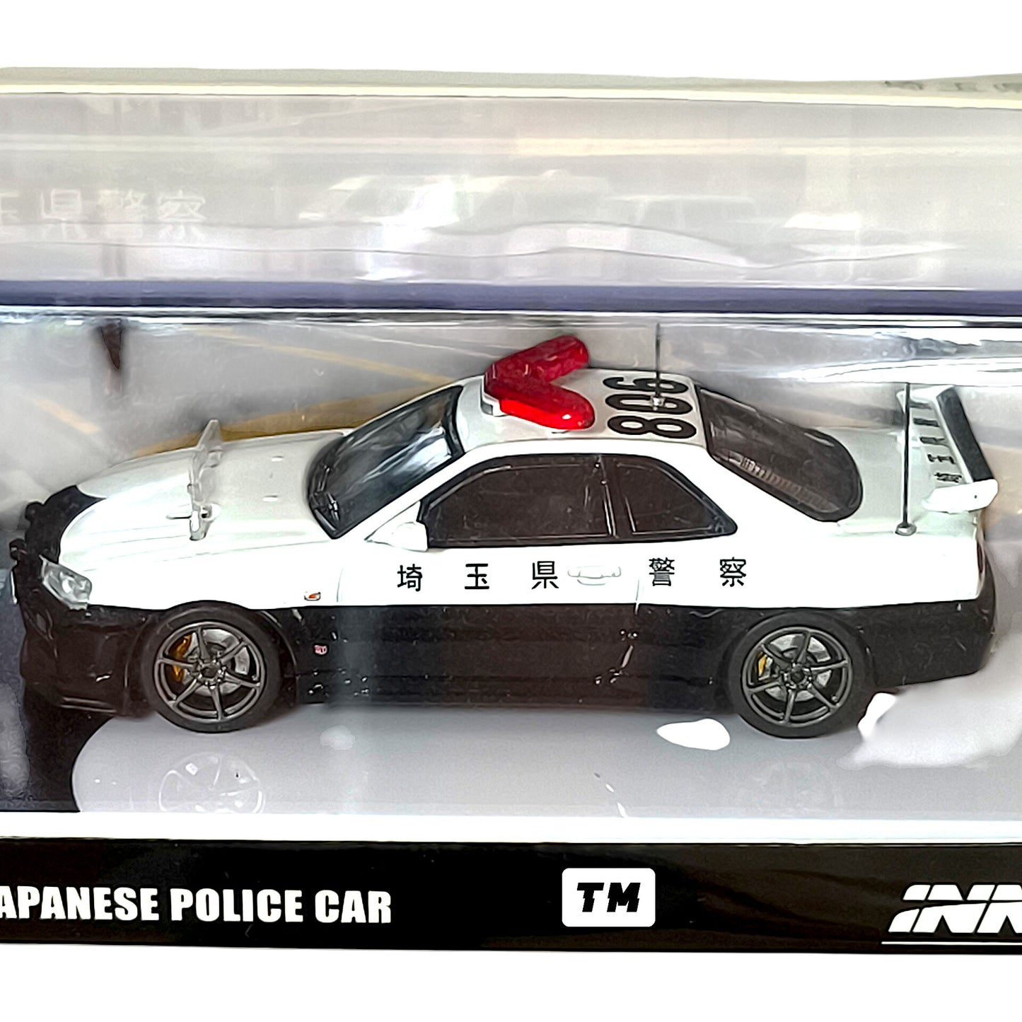 Inno64 Nissan Skyline GT-R R34 Saitama-Kenkei Japanese Police Car 1/64 Diecast