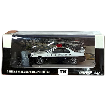 Inno64 Nissan Skyline GT-R R34 Saitama-Kenkei Japanese Police Car 1/64 Diecast