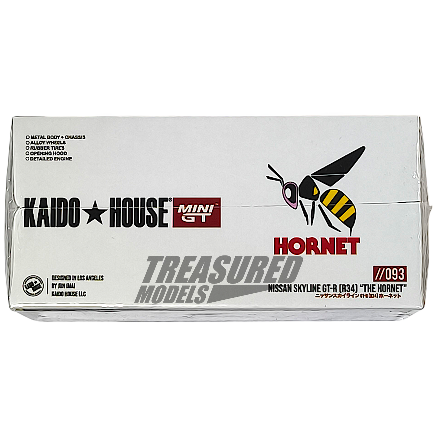 Kaido House Nissan Skyline GT-R R34 Tamiya x Kaido House The Hornet KHMG093 1/64 Die Cast