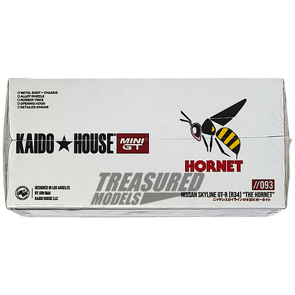 Kaido House Nissan Skyline GT-R R34 Tamiya x Kaido House The Hornet KHMG093 1/64 Die Cast