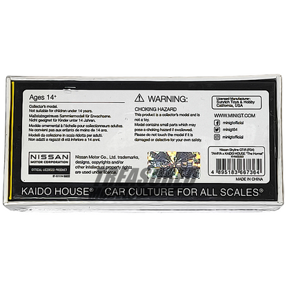 Kaido House Nissan Skyline GT-R R34 Tamiya x Kaido House The Hornet KHMG093 1/64 Die Cast