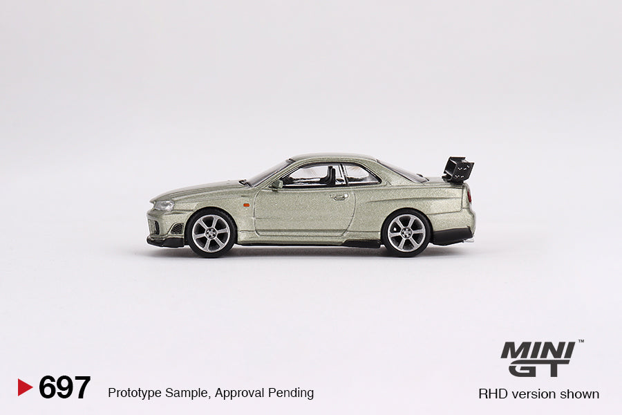 Mini GT Nissan Skyline GT-R R34 Tommykaira R-z Millenium Jade MGT00697 1/64 Die Cast