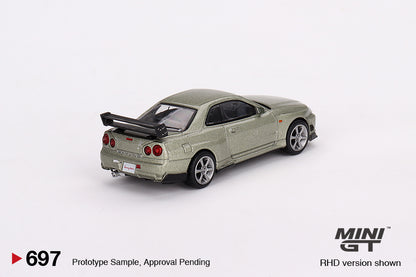 Mini GT Nissan Skyline GT-R R34 Tommykaira R-z Millenium Jade MGT00697 1/64 Die Cast