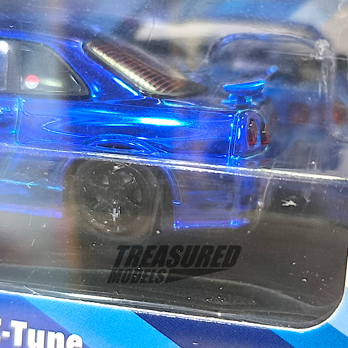 GCD Nissan Skyline GT-R R34 Z-Tune Blue Chrome IDE 2025 1/64 Diecast