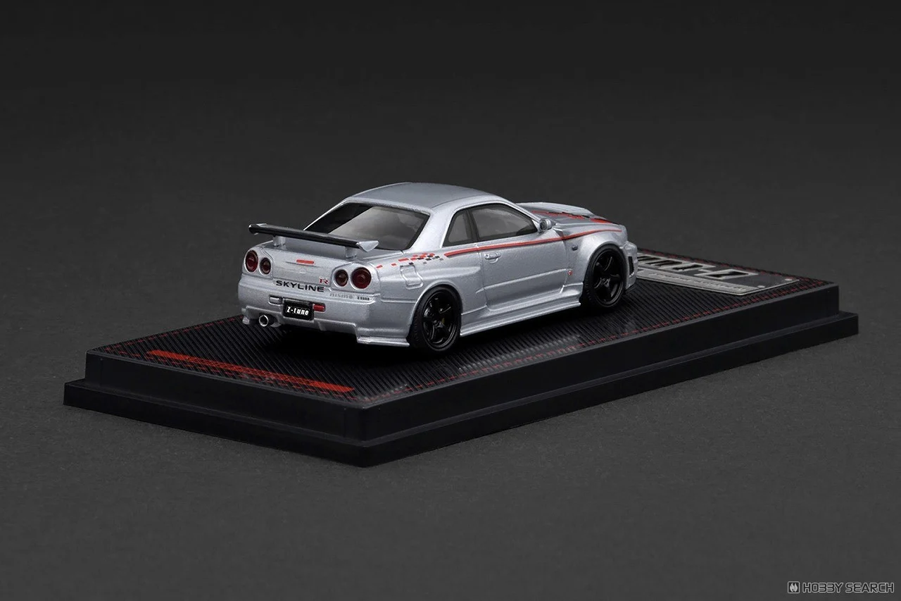 *Pre-Order* Ignition Model Nissan Skyline GT-R R34 Z-Tune Silver 1/64 Die Cast