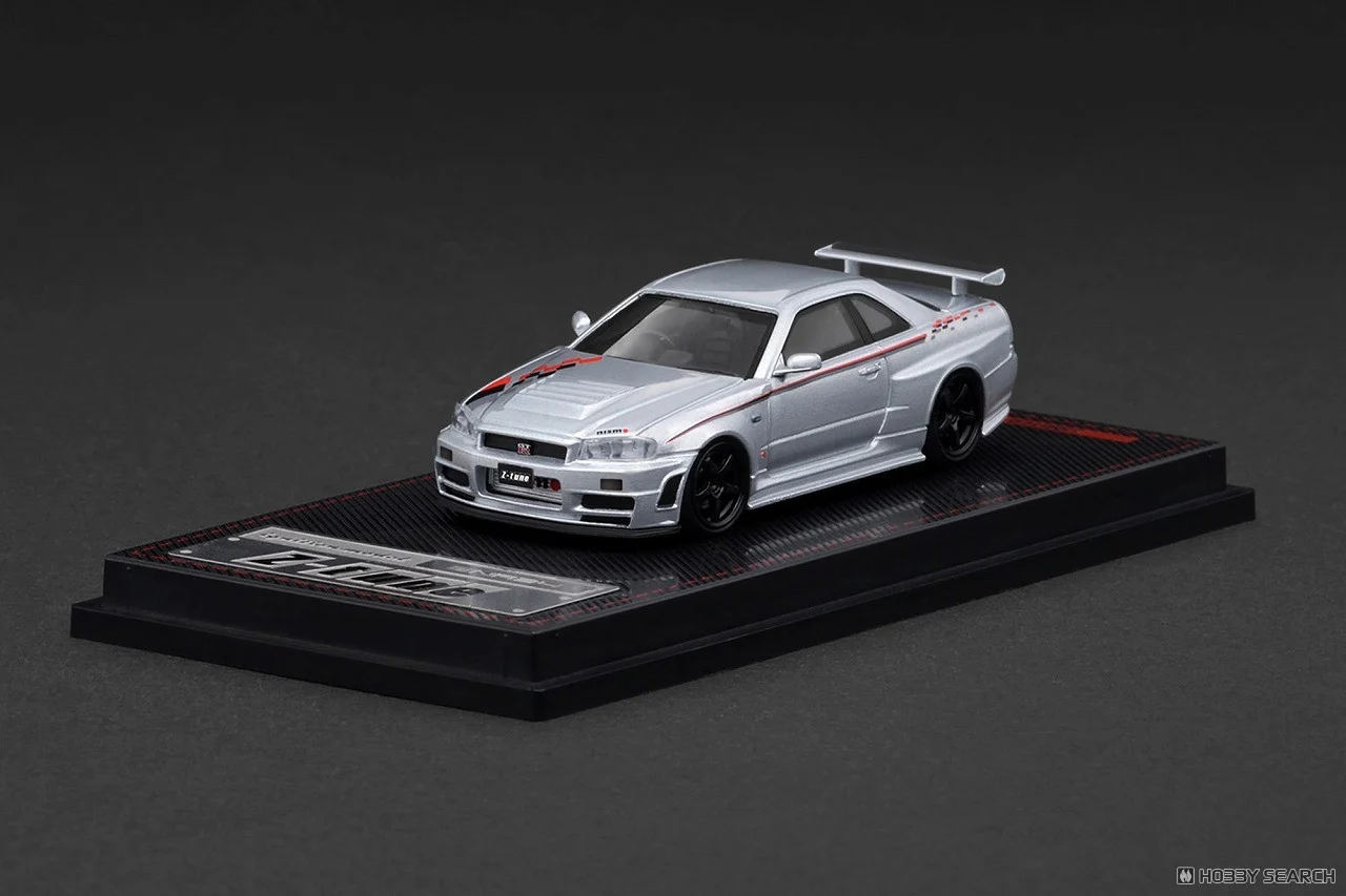 *Pre-Order* Ignition Model Nissan Skyline GT-R R34 Z-Tune Silver 1/64 Die Cast