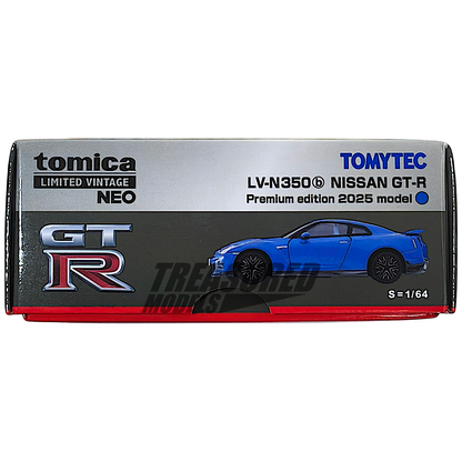 TomyTec Tomica Limited Vintage Neo Nissan Skyline GT-R R35 2025 Premium Edition Blue LV-N350b 1/64 Diecast