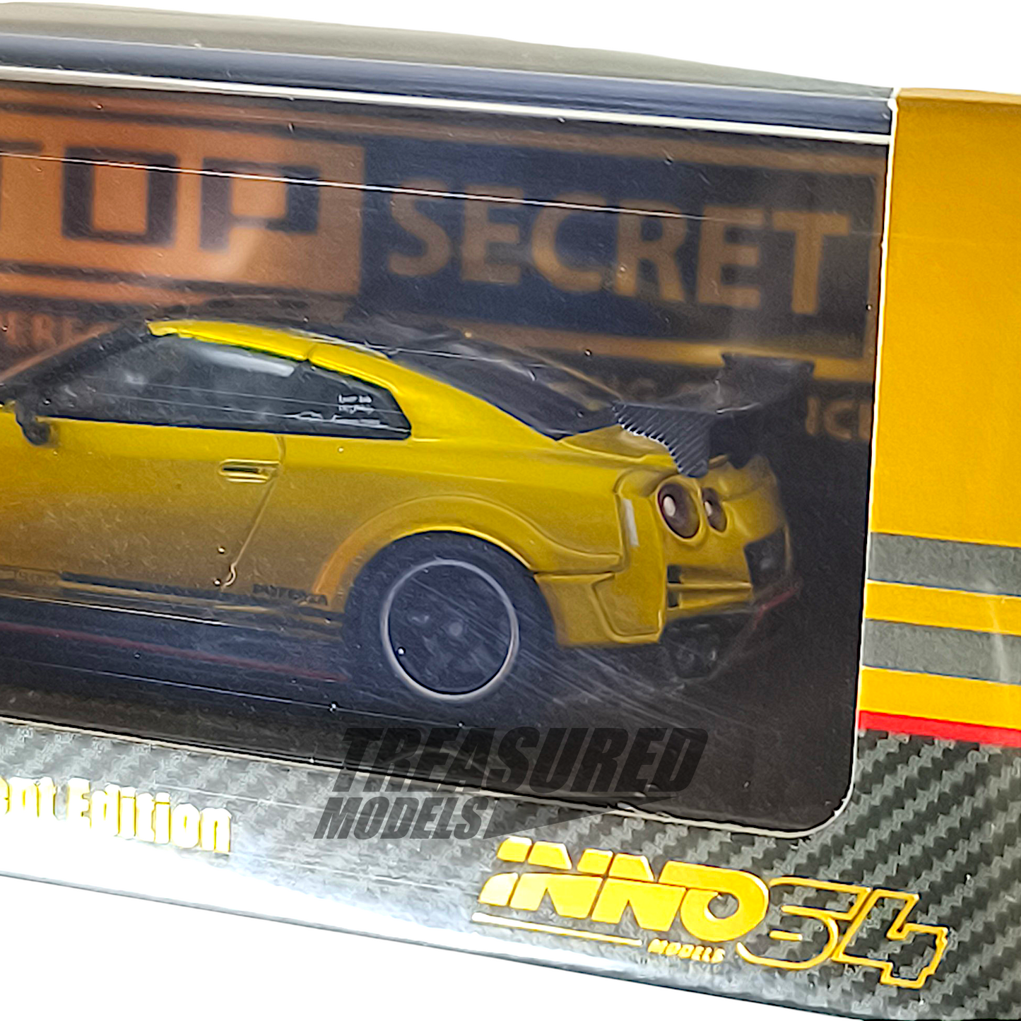 Inno64 Nissan Skyline GT-R R35 Top Secret Black Carbon Hong Kong Vintage Diecast Expo 2025 1/64 Die Cast