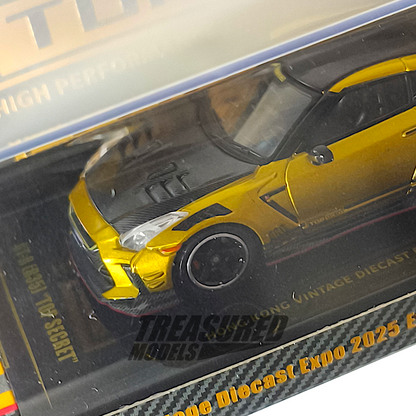 Inno64 Nissan Skyline GT-R R35 Top Secret Black Carbon Hong Kong Vintage Diecast Expo 2025 1/64 Die Cast