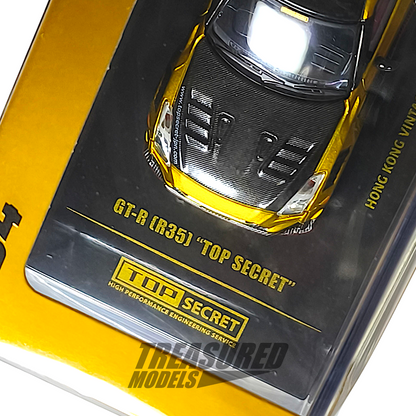 Inno64 Nissan Skyline GT-R R35 Top Secret Black Carbon Hong Kong Vintage Diecast Expo 2025 1/64 Die Cast