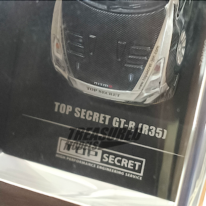 Inno64 2pcs-Set Nissan Skyline GT-R R33 & R35 Top Secret TASHK 25 Limited Edition 1/64 Diecast