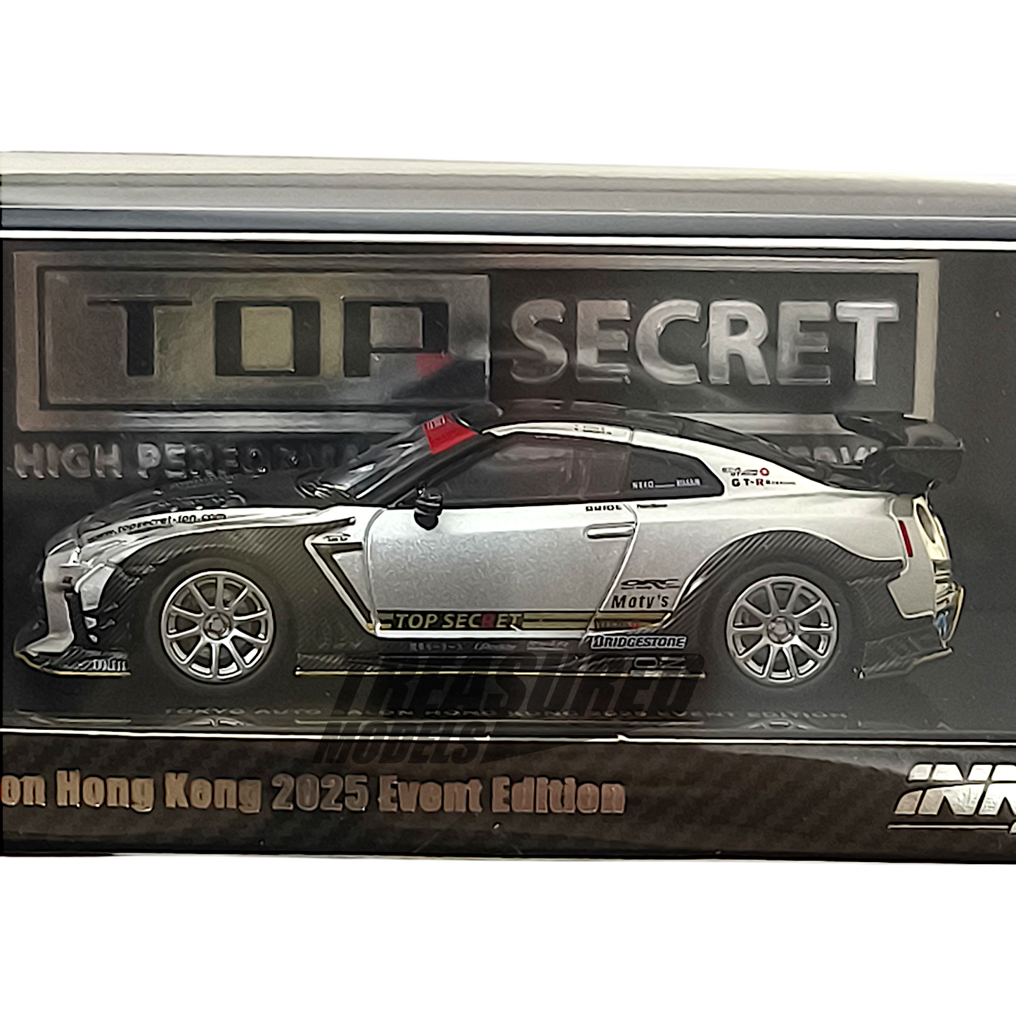 Inno64 2pcs-Set Nissan Skyline GT-R R33 & R35 Top Secret TASHK 25 Limited Edition 1/64 Diecast