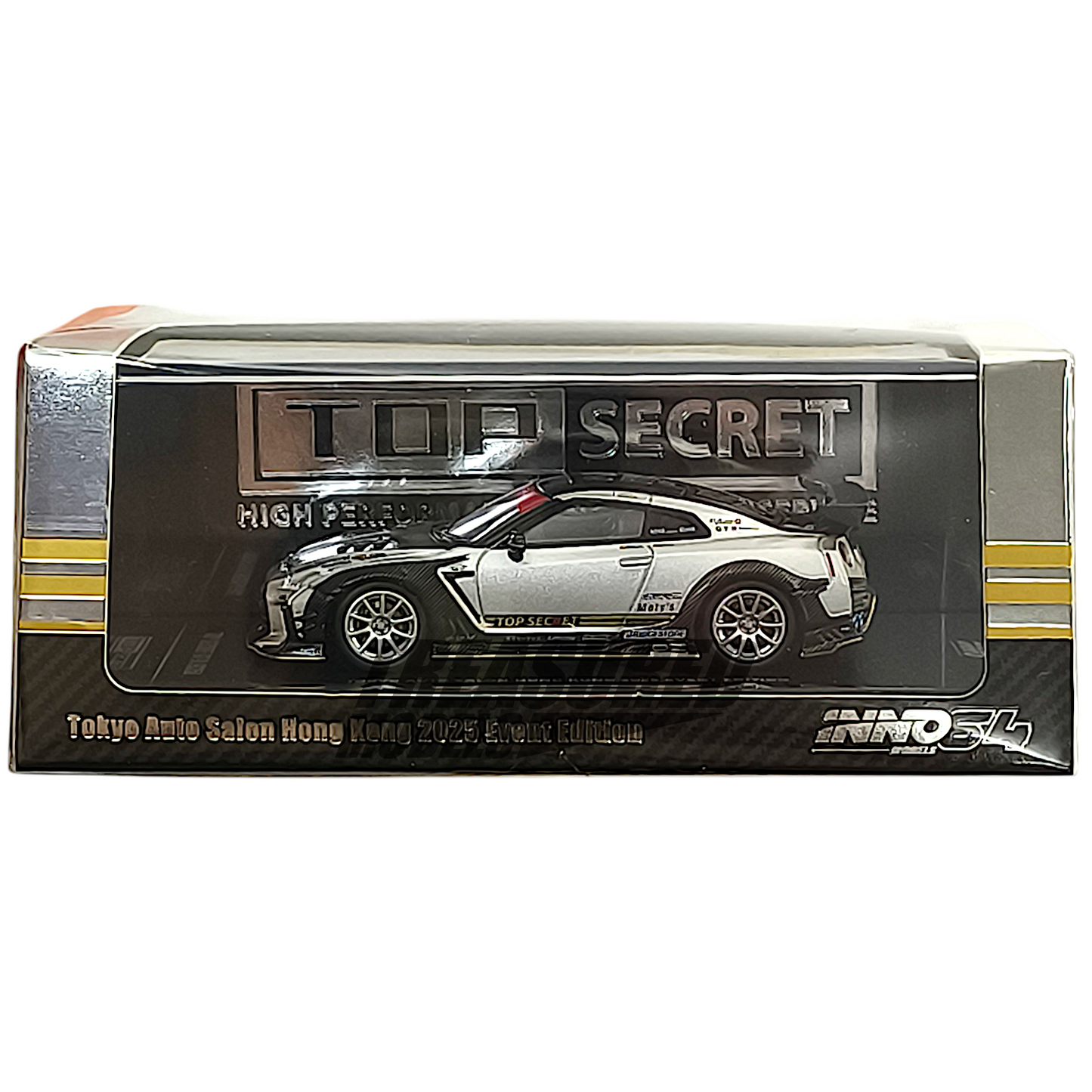 Inno64 2pcs-Set Nissan Skyline GT-R R33 & R35 Top Secret TASHK 25 Limited Edition 1/64 Diecast