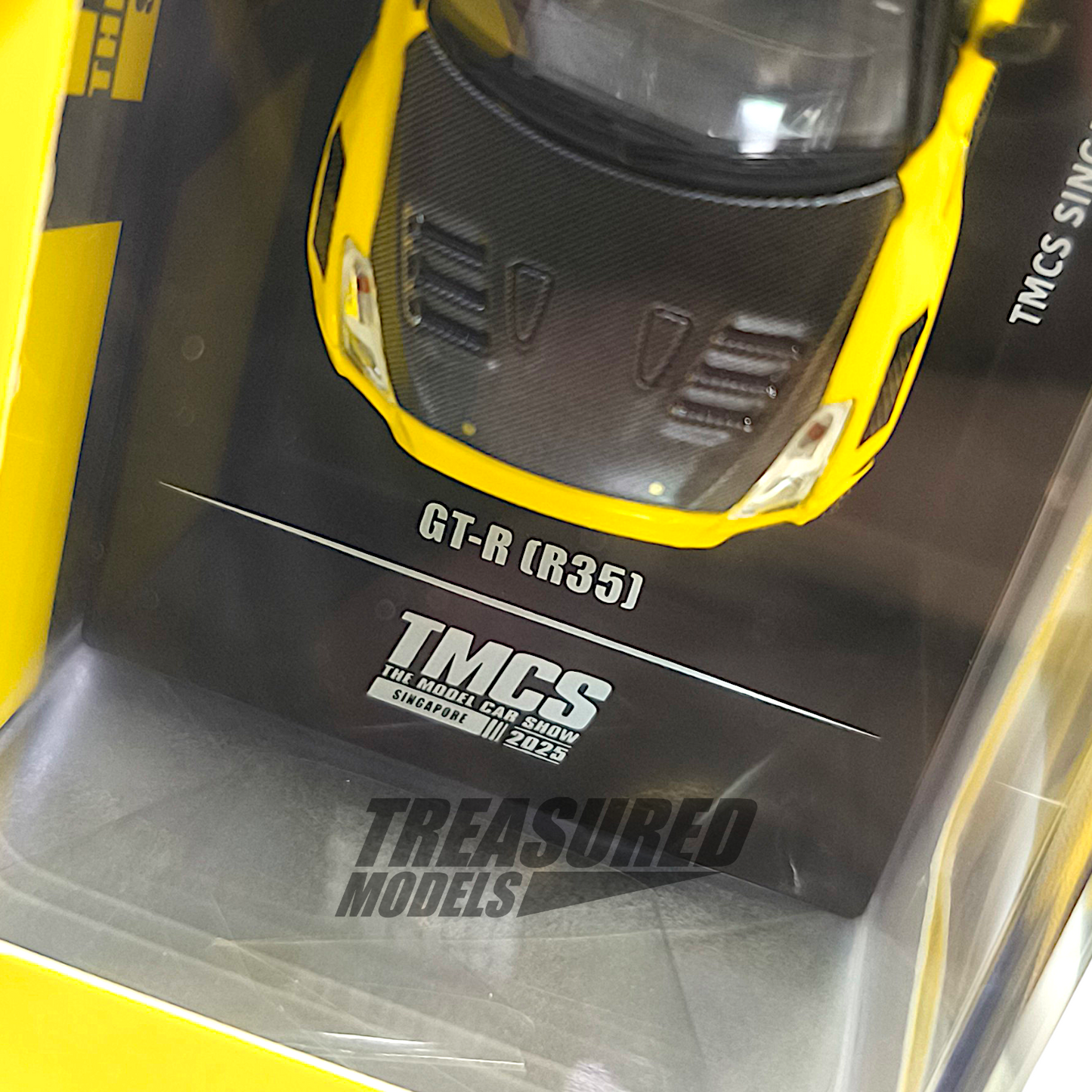 Inno64 Nissan Skyline GT-R R35 Top Secret Yellow TMCS Singapore 2025 1/64 Diecast