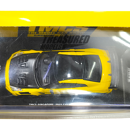 Inno64 Nissan Skyline GT-R R35 Top Secret Yellow TMCS Singapore 2025 1/64 Diecast