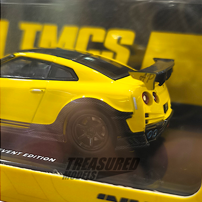 Inno64 Nissan Skyline GT-R R35 Top Secret Yellow TMCS Singapore 2025 1/64 Diecast