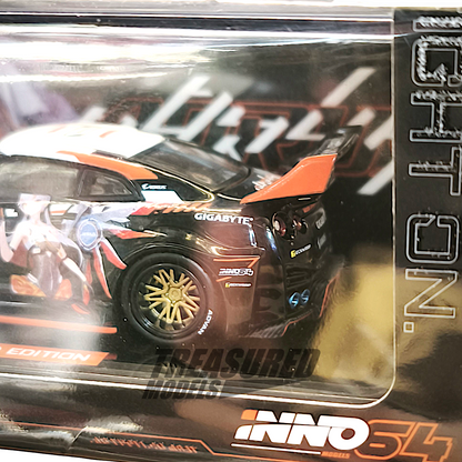 Inno64 Nissan Skyline GT-R R35 Widebody AORUS 2025 Bilibili World Anime Show Exclusive 1/64 Diecast