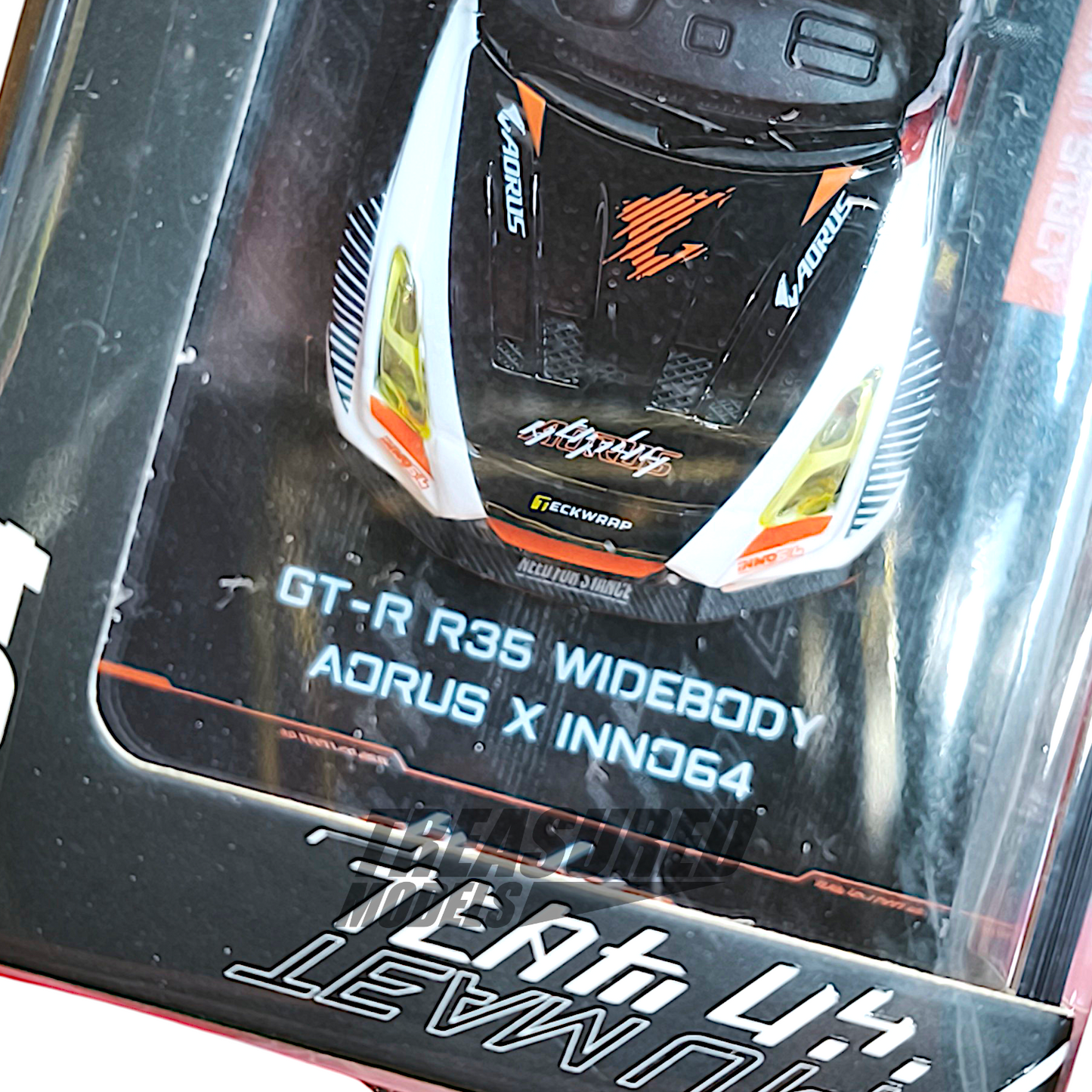 Inno64 Nissan Skyline GT-R R35 Widebody AORUS 2025 Bilibili World Anime Show Exclusive 1/64 Diecast