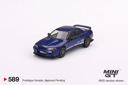 Mini GT Nissan Skyline GT-R Top Secret VR32 Metallic Blue MGT00589 1/64 Die Cast